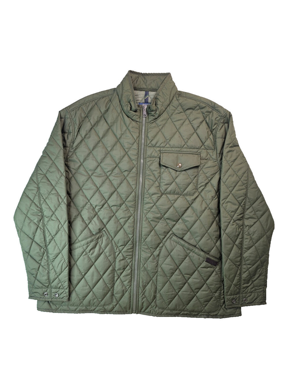 Polo Ralph Lauren Olive Green Diamond Quilted Newbury Jacket Mens Size 2XB